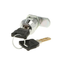 Skabsls "Snake" 19x25mm  - Forkromet