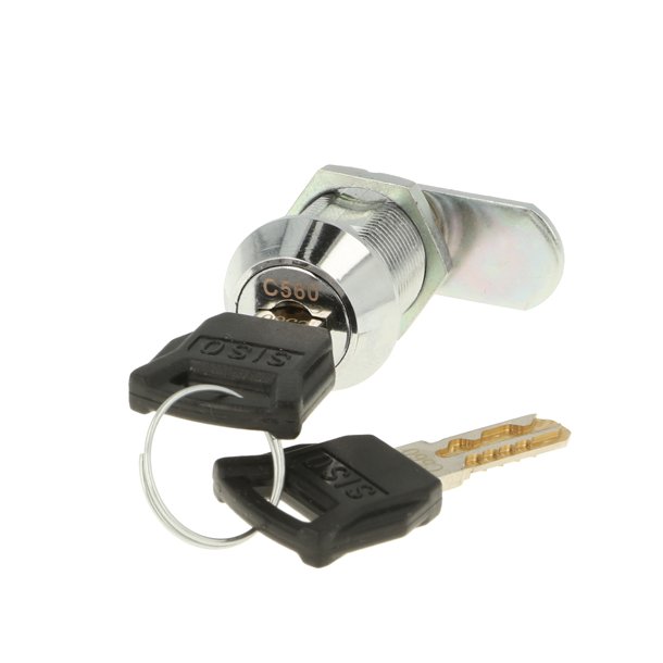 Skabsls "Snake" 19x25mm  - Forkromet