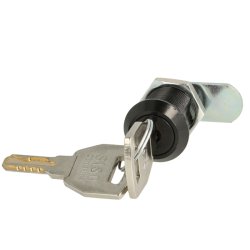 Skabsls "Snake" 19x25mm  - Sort