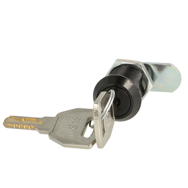 Skabsls "Snake" 19x25mm  - Sort