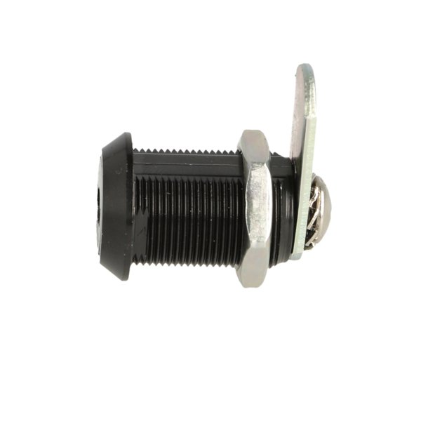 Skabsls "Snake" 19x25mm  - Sort