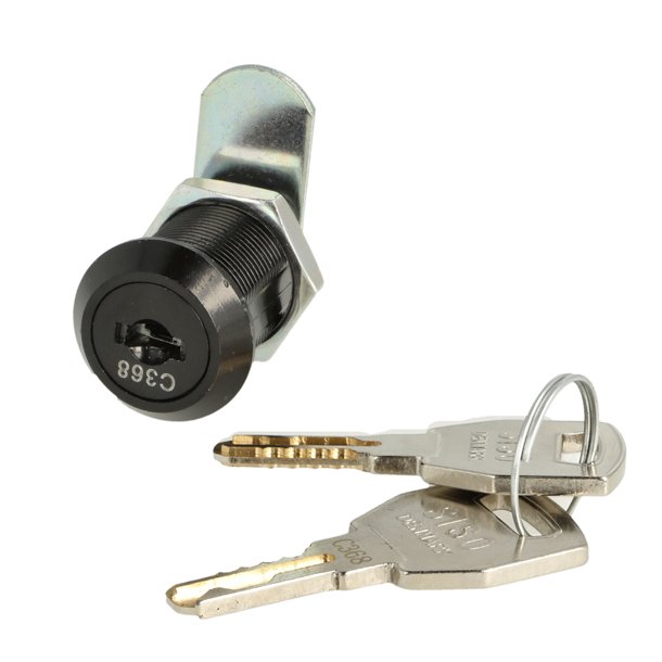 Skabsls "Snake" 19x25mm  - Sort