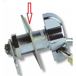 Anti Rotationsplade 40x40x2mm