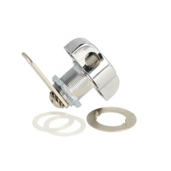 Skabsls til Hngels 19x20mm - Hjre - Forkromet