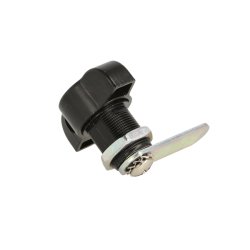 Skabsls til Hngels 19x20mm - Hjre - Sort