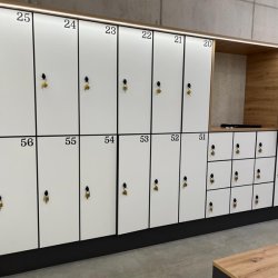 Skabsls til Hngels 19x25mm - Venstre - Sort