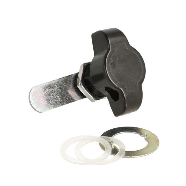 Skabsls til Hngels 19x20mm - Hjre - Sort