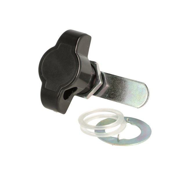 Skabsls til Hngels 19x20mm - Venstre - Sort