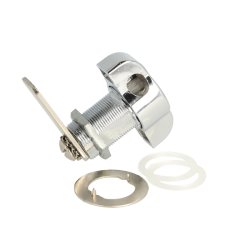 Skabsls til Hngels 19x25mm - Hjre - Forkromet