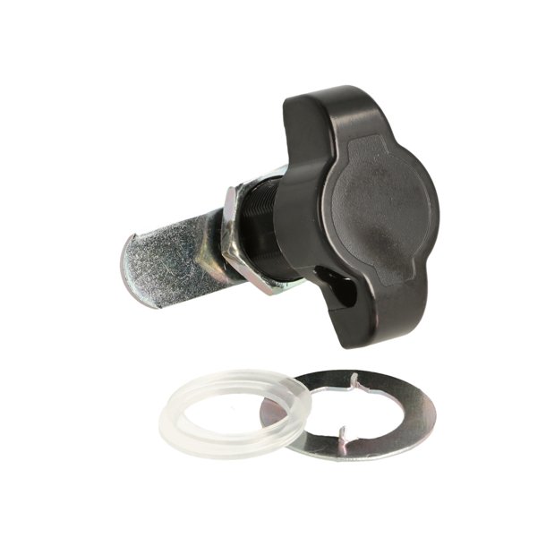 Skabsls til Hngels 19x25mm - Hjre - Sort