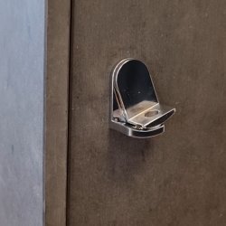 Skabsls til Hngels 19x34mm - Forkromet