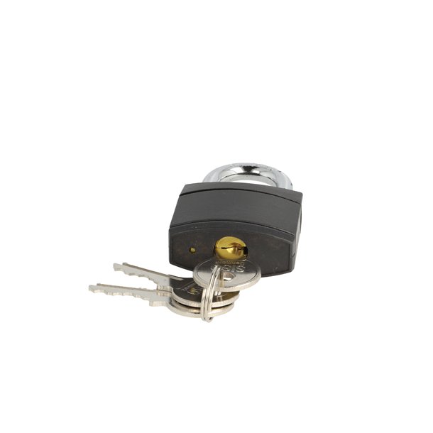 H�ngel�s 40mm med Sort Plastik Kappe - Samme N�gle (KA5)