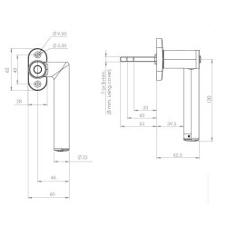 Vindue-/Terrassegreb "E-Win" med Indbygget Ls - Hjre