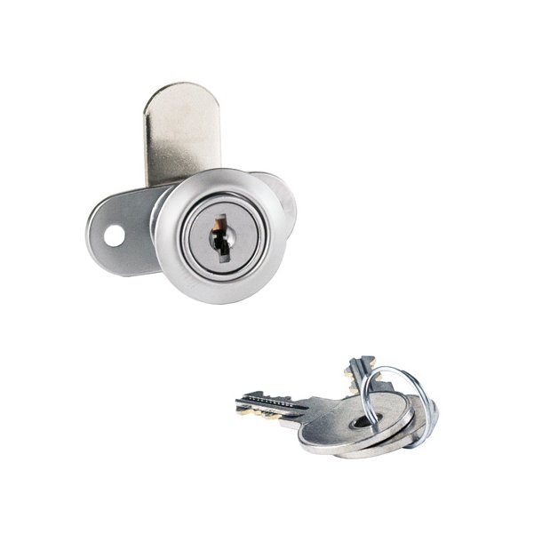 Skabsls "Cacus" 16,5x20mm - Alu Look