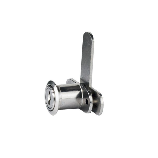 Skabsls "Cacus" 16,5x20mm - Forkromet - Dobbelt Lsning