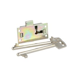 Skabsls "Gelos" 53x26mm - Gulforzinket