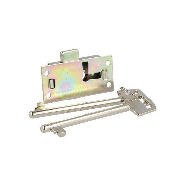 Skabsls "Gelos" 53x26mm - Gulforzinket