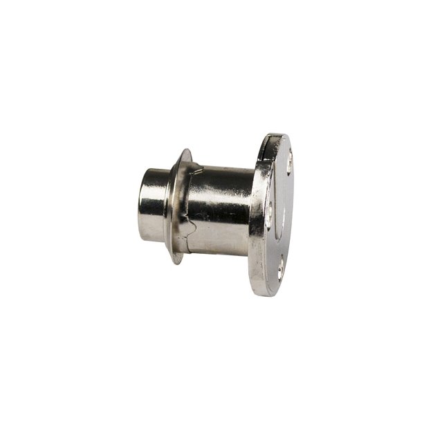 Klapl�s "Hector" med Flange �19x20mm - Forniklet