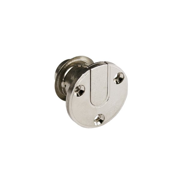 Klapl�s "Hector" med Flange �19x20mm - Forniklet
