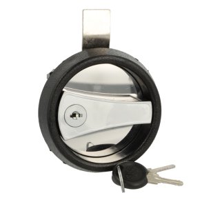 Hndtag m/Ls 72mm - Krom/Sort