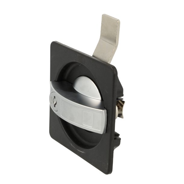 Hndtag m/Ls 72mm - Alu/Sort- Samme Ngle