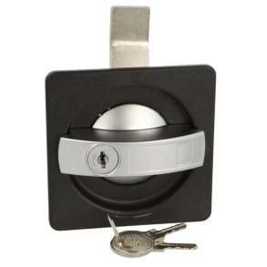 Hndtag m/Ls 72mm - Alu/Sort- Samme Ngle