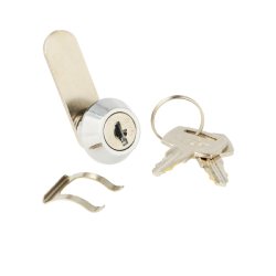 Skabsls "Nomos" 16x9,5mm - Forkromet