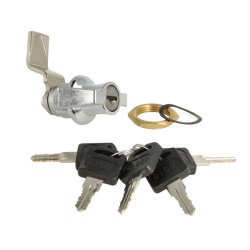 Skabsls "Zelos" m//Vrider 20x18mm - Forkromet