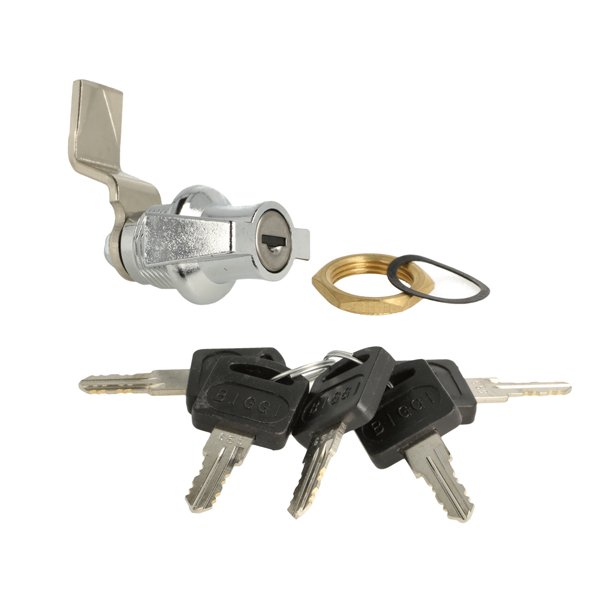 Skabsls "Zelos" m//Vrider 20x18mm - Forkromet