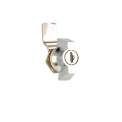 Skabsls "Zelos" m//Vrider 20x18mm - Forkromet