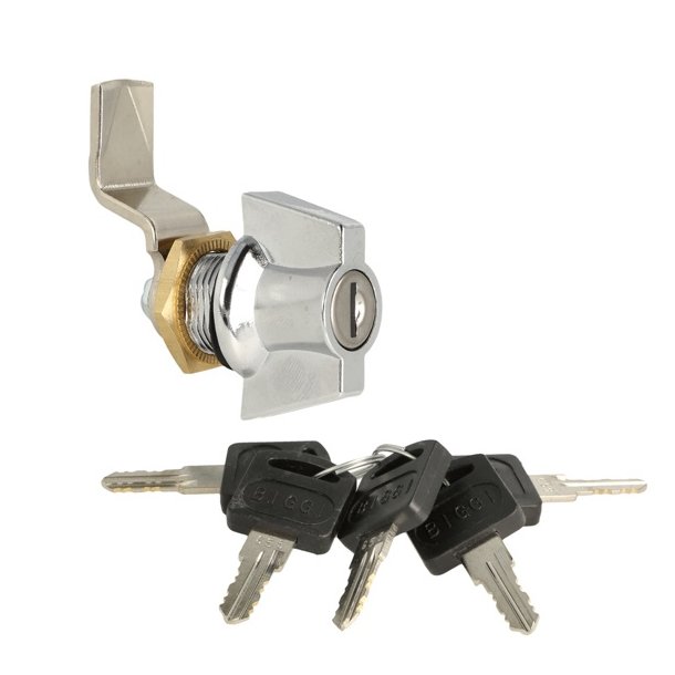 Skabsls "Zelos" m//Vrider 20x18mm - Forkromet