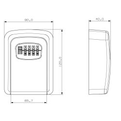 Ngleboks med Kodels - 4 Cifre