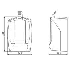Beskyttelses Kappe til Ngleboks 408155