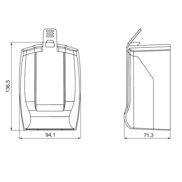 Beskyttelses Kappe til Ngleboks 408155