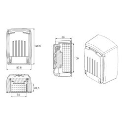 N�gleboks med Trykkode - 9 Cifre