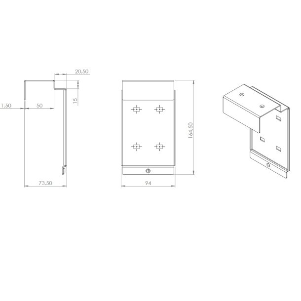 Drhgtebeslag til Ngleboks 408155