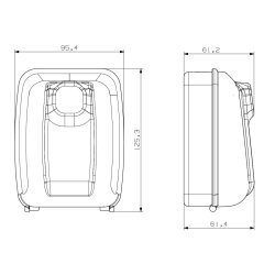N�gleboks med Trykkode - 9 Cifre