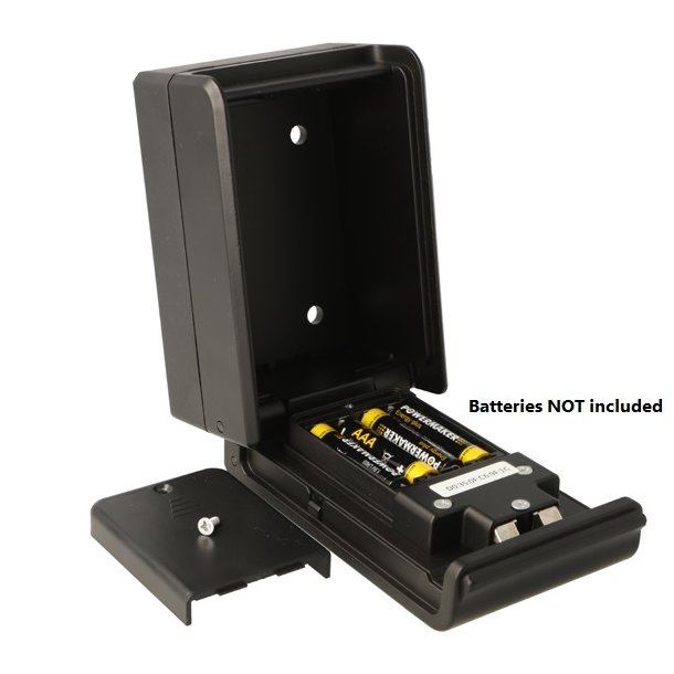 Elektronisk Ngleboks med Kode - Sort