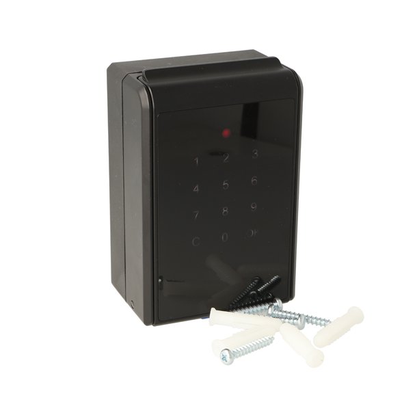 Elektronisk Ngleboks med Kode - Sort