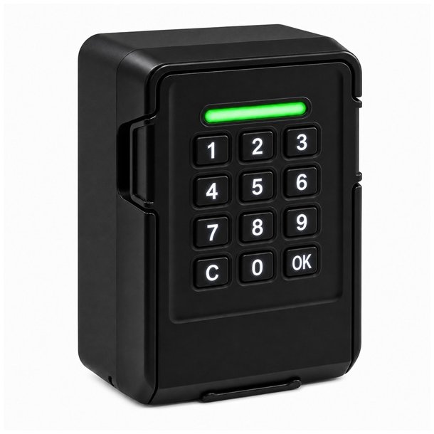 Elektronisk N�gleboks med Kode, Bluetooth & Wifi (Tilk�b)