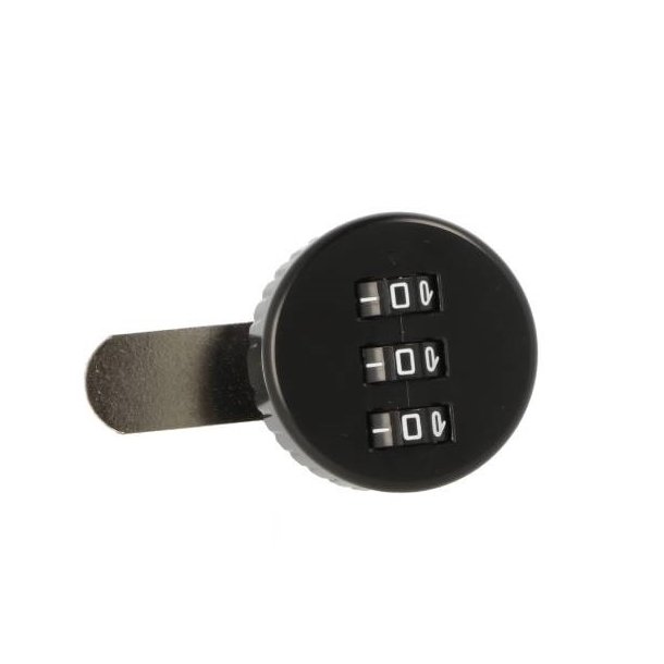 Kodels "Atlas" med 3 Hjul - 19x25mm - Sort - Hjre