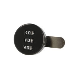 Kodels "Atlas" med 3 Hjul - 19x25mm - Sort - Venstre