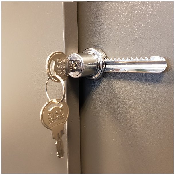 Vitrineskab Skydedrsls "Eir" 100mm - Samme Ngle