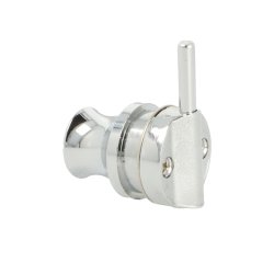 Vitrineskabsls "Sol" til 4-6mm Glas - Samme Ngle