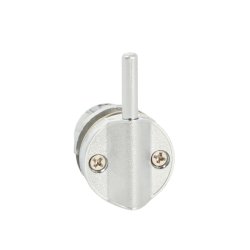 Vitrineskabsls "Sol" til 4-6mm Glas - Forkromet