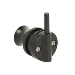 Vitrineskabsls "Sol" til 4-6mm Glas - Samme Ngle