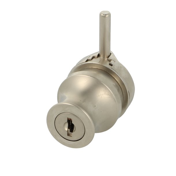 Vitrineskabsls "Sol" til 4-6mm Glas - Mat Forniklet