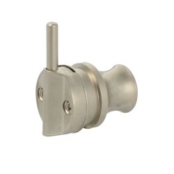 Vitrineskabsls "Sol" til 4-6mm Glas - Mat Forniklet