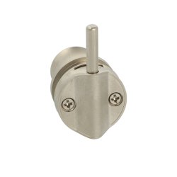 Vitrineskabsls "Sol" til 4-6mm Glas - Mat Forniklet