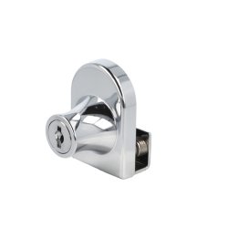 Vitrineskabsl�s "Fulla" til 4-6mm Glas - Samme N�gle (D20)